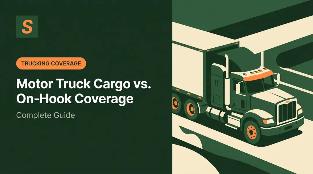 Motor Truck Cargo vs. On-Hook Coverage: Complete Guide