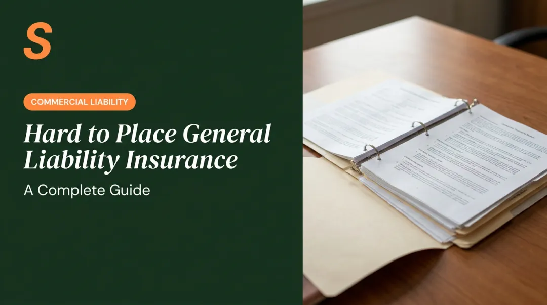 Hard to Place General Liability Insurance: A Complete Guide
