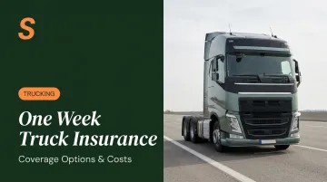 One Week Truck Insurance: Coverage Options & Costs