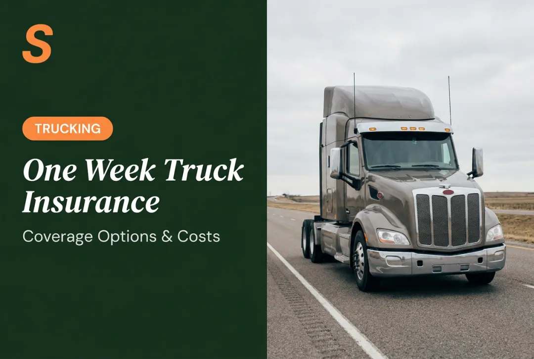 One Week Truck Insurance: Coverage Options & Costs