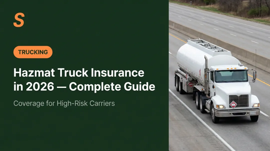 Hazmat Truck Insurance in 2026 — Complete Guide