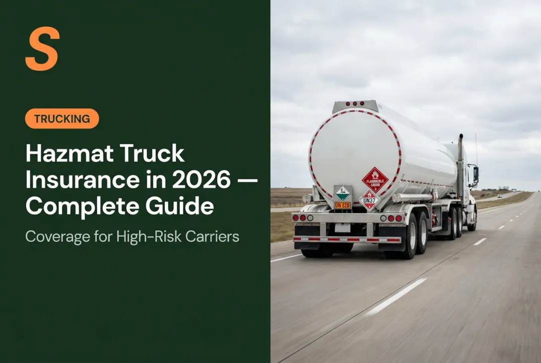 Hazmat Truck Insurance in 2026 — Complete Guide
