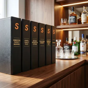 Specialty insurance coverage documents for a bar and tavern establishment