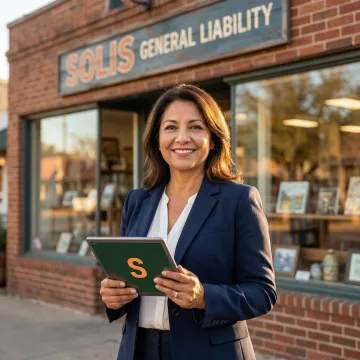 Texas small business owner confidently managing their store after securing general liability insurance