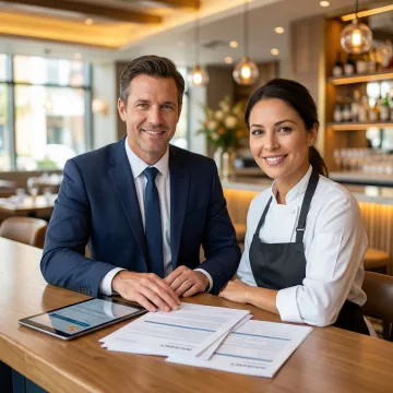 Insurance specialist reviewing restaurant and bar coverage options in Pennsylvania