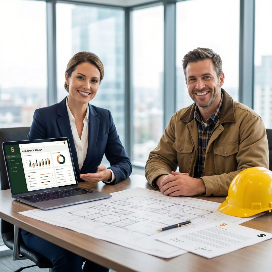 San Antonio contractor discussing insurance coverage with a Soma risk management specialist