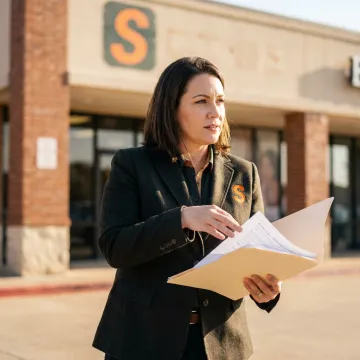 A Texas City business owner feeling secure about their general liability insurance policy.