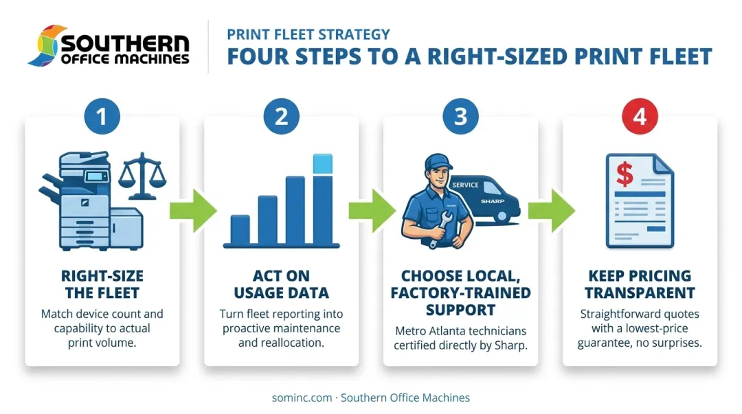 4-step process to maximize managed print services value and ROI
