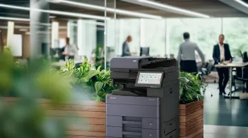 Kyocera TASKalfa multifunction printer in modern office environment