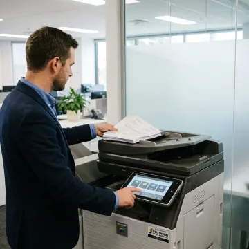Corporate office high-speed scanning