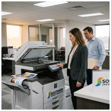 Corporate office using Sharp BP-70C31 MFP