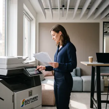 Hybrid workplace with cloud-connected printer