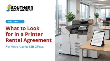 What to Look for in a Printer Rental Agreement