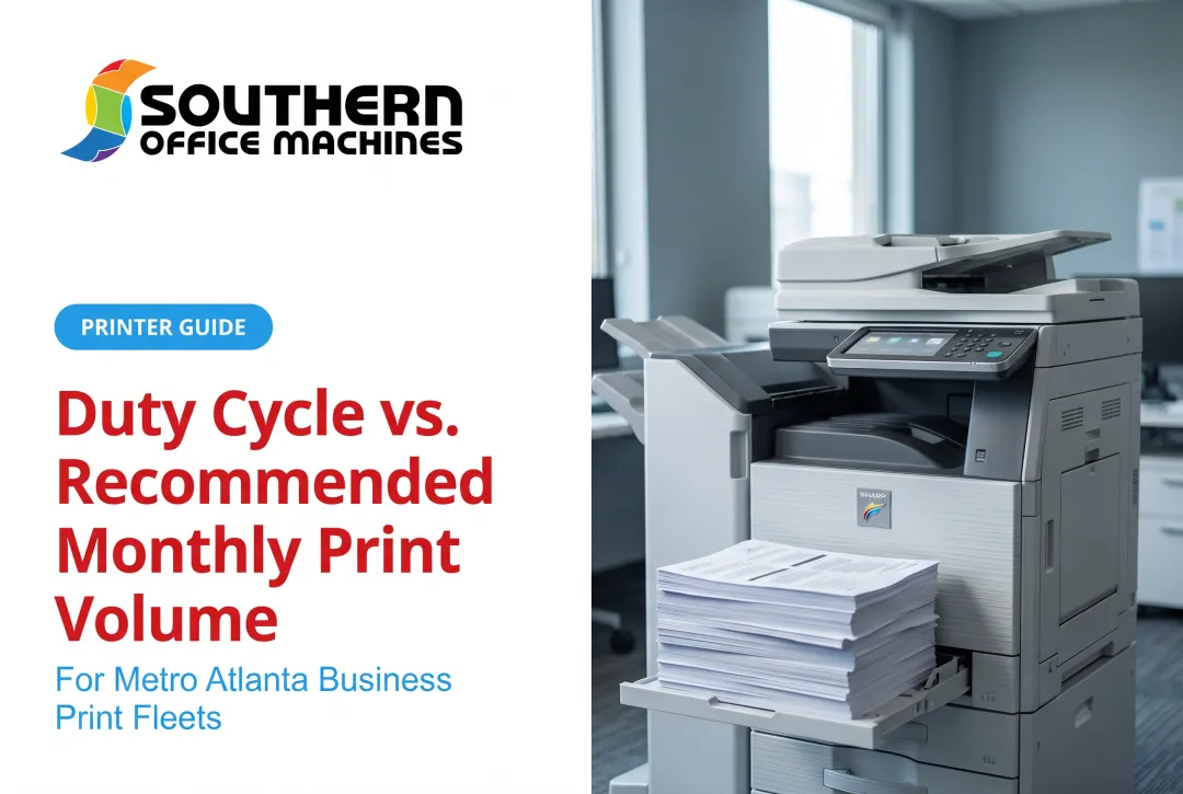 Duty Cycle vs. Recommended Monthly Print Volume