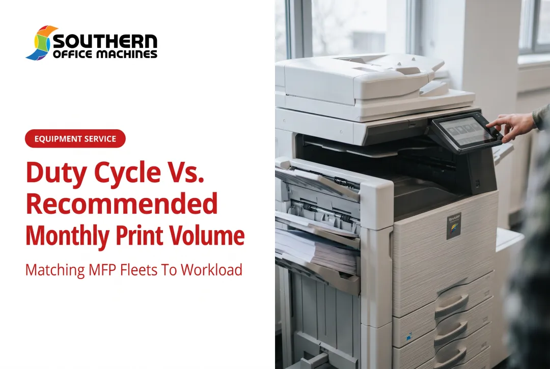 Duty Cycle vs. Recommended Monthly Print Volume