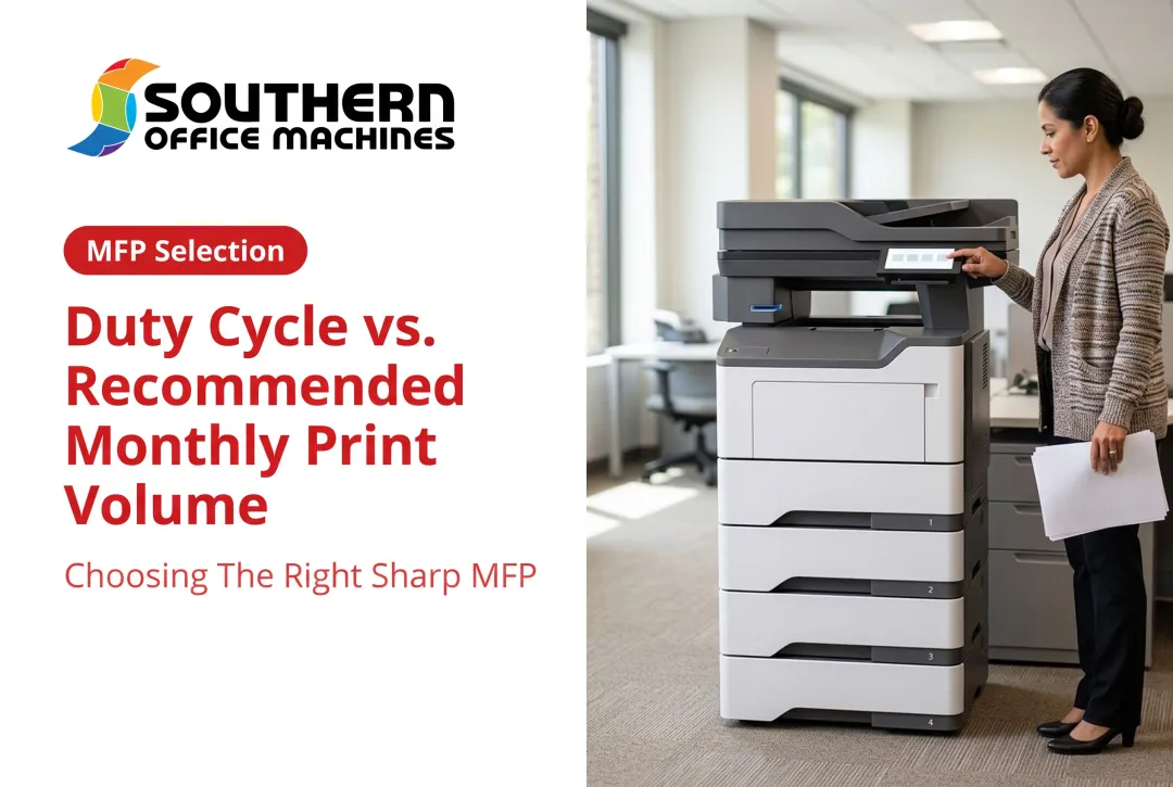 Duty Cycle vs. Recommended Monthly Print Volume
