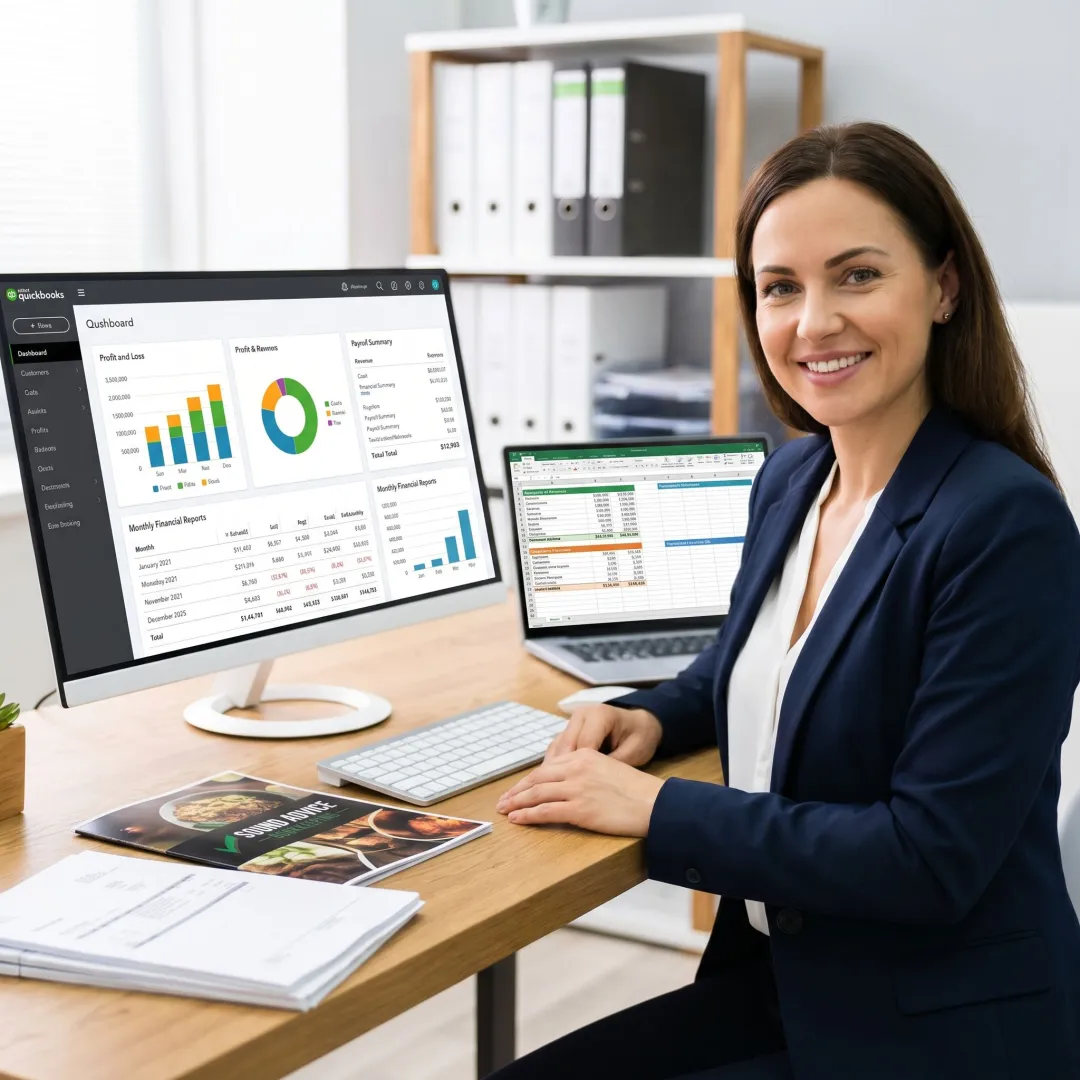 Restaurant bookkeeping workflow and reporting process