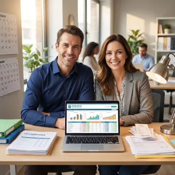 Small business tax compliance workflow meeting