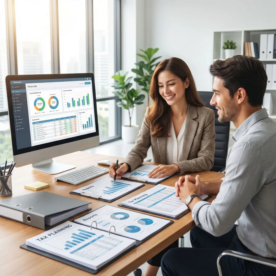 Bookkeeping process for small business clients