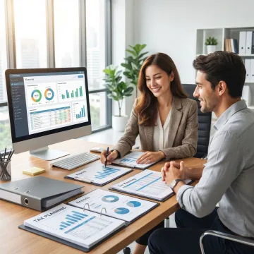 Bookkeeping process for small business clients