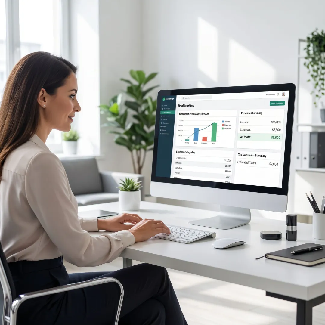 Bookkeeping support for freelancers