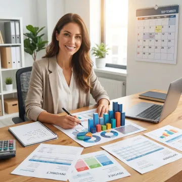 Bookkeeping workflow for a creative entrepreneur