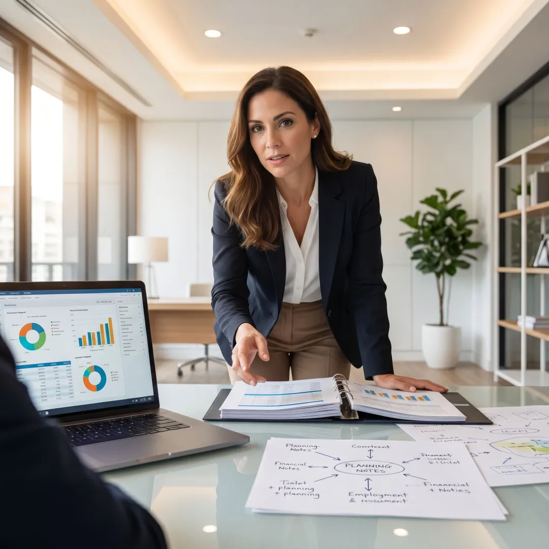 Accounting workflow planning session