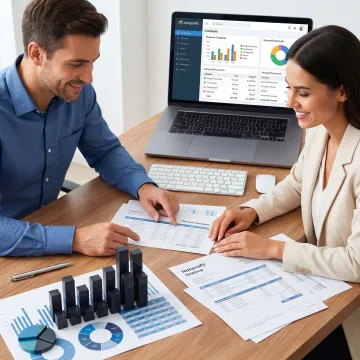 Nonprofit accounts payable outsourcing team reviewing invoices