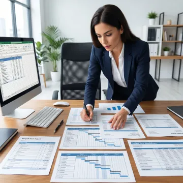 Construction accounting workflow planning session