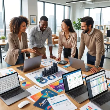 Bookkeeping support for an advertising agency