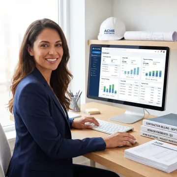 Accounts payable workflow for contractors