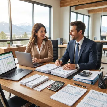 Tax preparation consultation for a small business owner