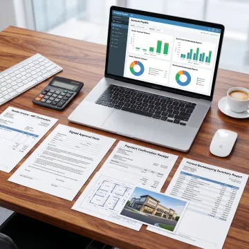 Accounts payable workflow for real estate bookkeeping