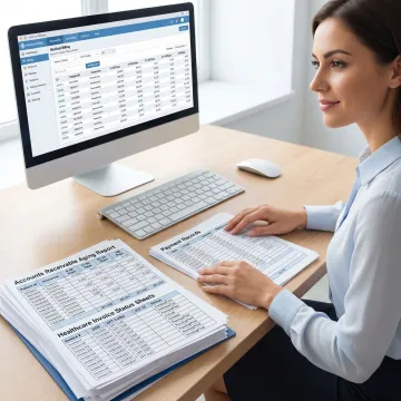 Receivables management reporting and follow-up