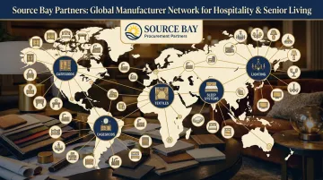 Source Bay Partners vendor network manufacturer relationships spanning commercial FF&amp;E categories
