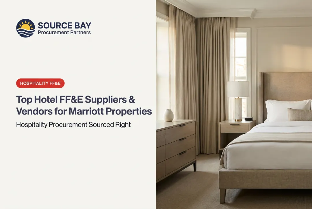Top Hotel FF&E Suppliers & Vendors for Marriott Properties