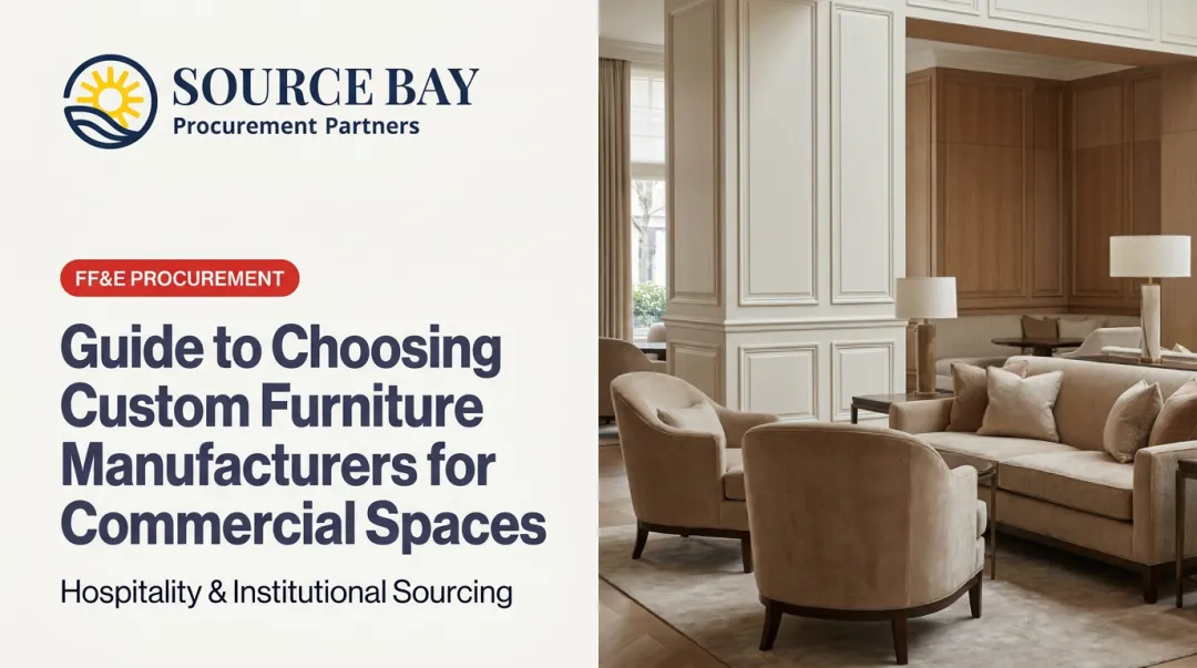 Guide to Choosing Custom Furniture Manufacturers for Commercial Spaces