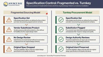 Turnkey versus fragmented sourcing design integrity and value substitution comparison