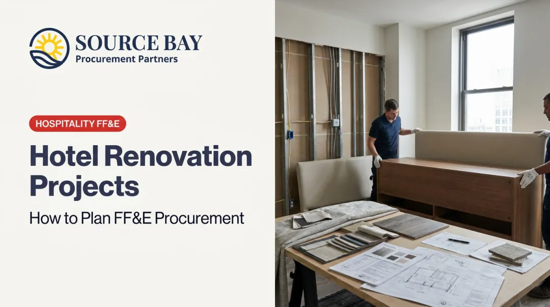 Hotel Renovation Projects: How to Plan FF&E Procurement