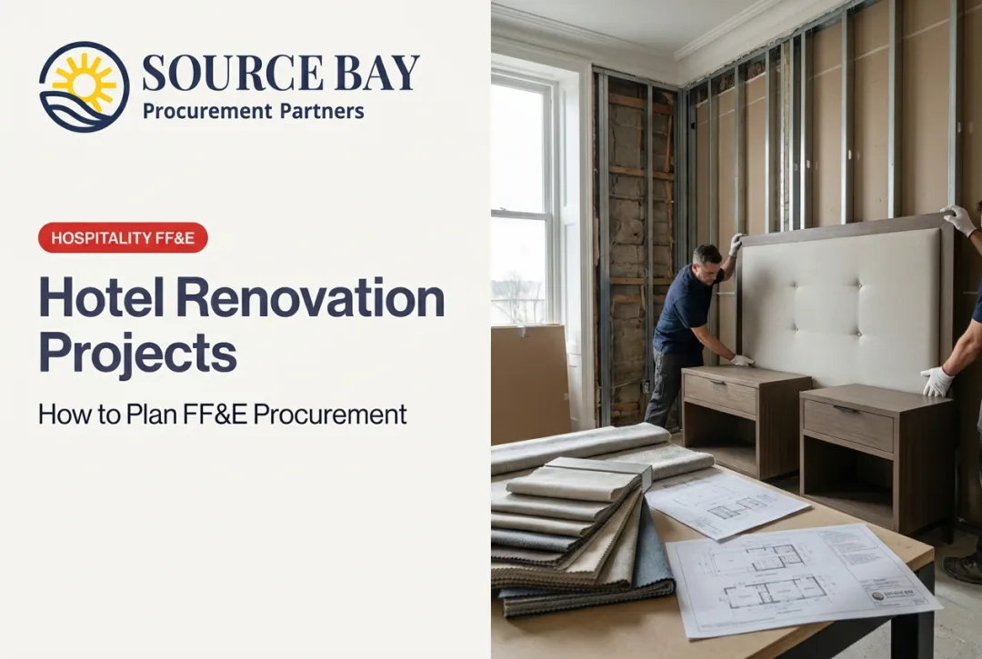 Hotel Renovation Projects: How to Plan FF&E Procurement