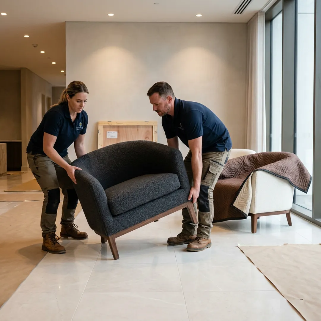White glove FF&E delivery and installation