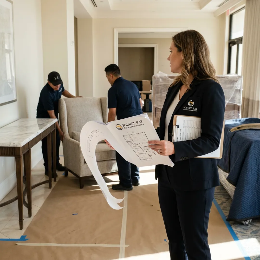 Commercial furniture installation project manager