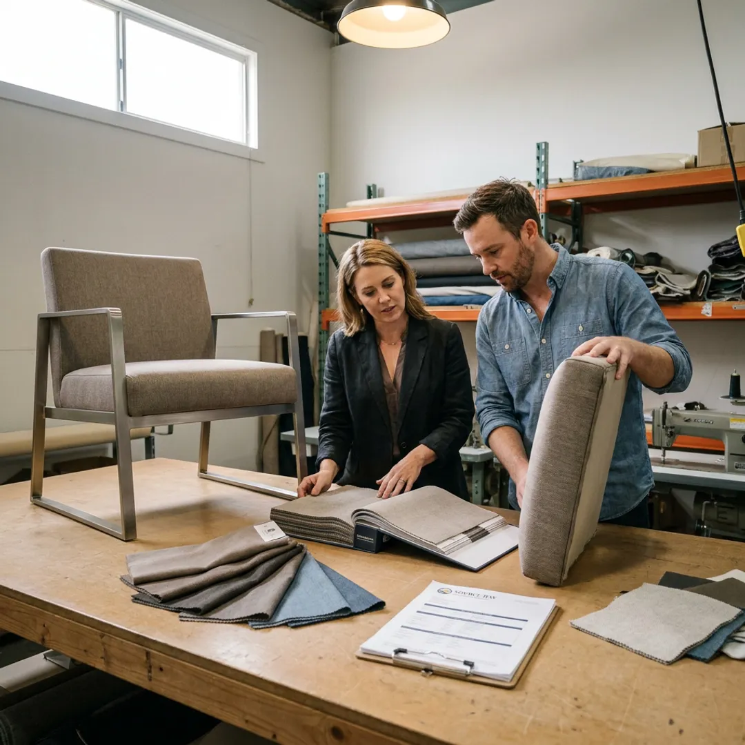 Commercial furniture refurbishment workflow