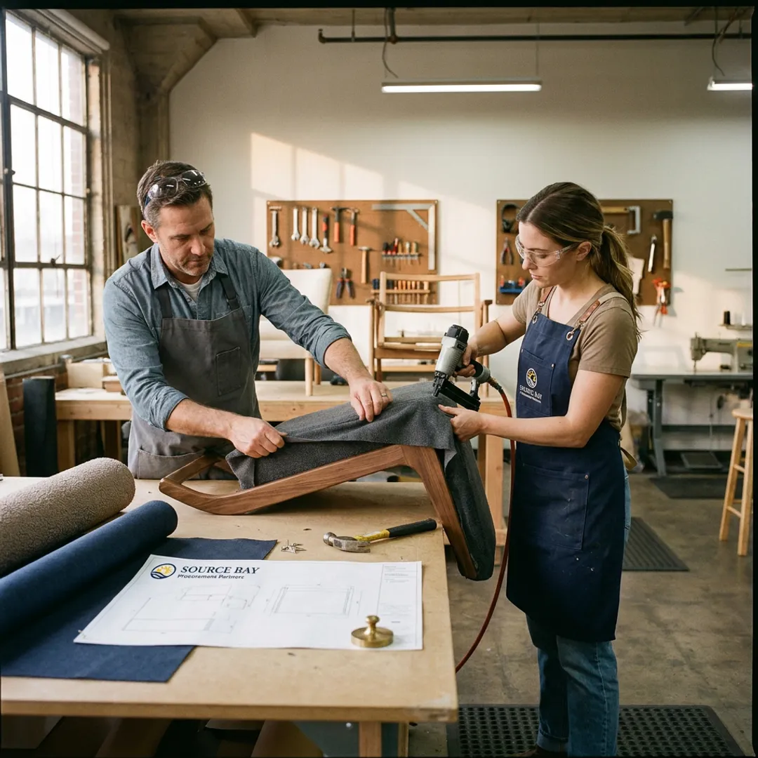 Commercial furniture refurbishment process