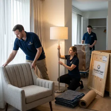 Hotel FF&E installation in progress