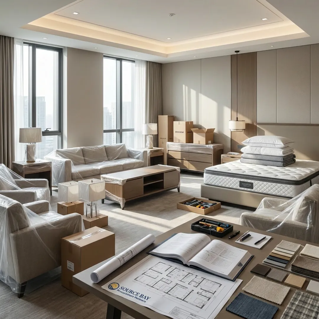Turnkey FF&E procurement for commercial interiors