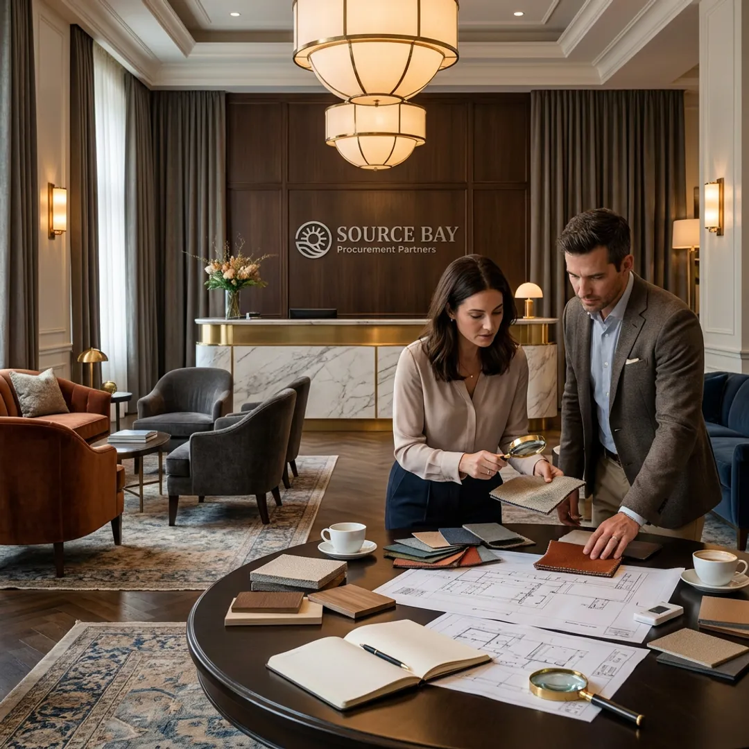 Luxury NYC hotel lobby interior design