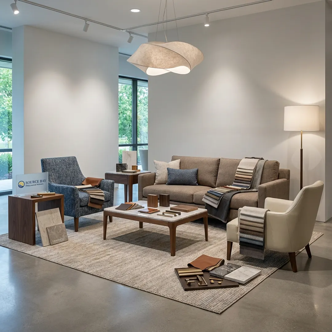 Contract furniture and FF&E procurement showroom