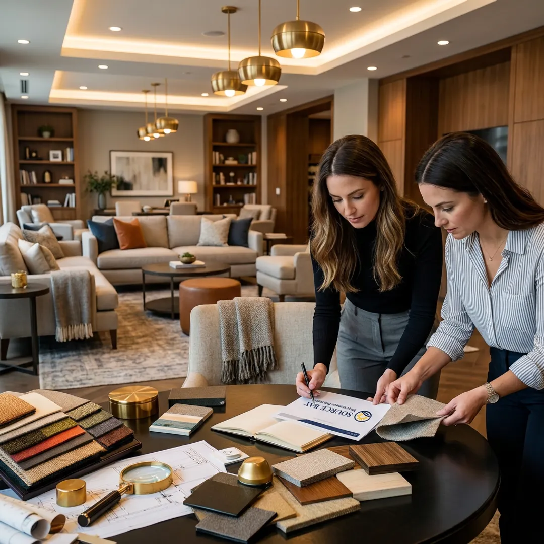 Multifamily lounge renovation with new furniture