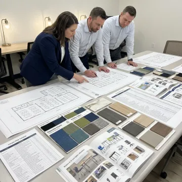School furniture procurement planning meeting